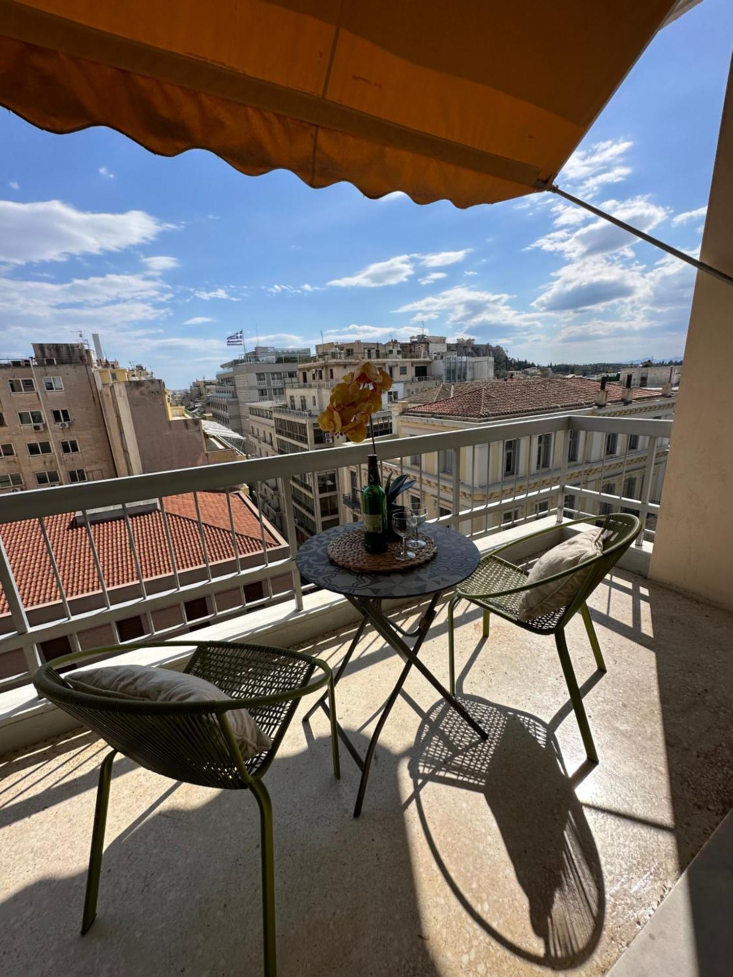 2 Bd Apt In Syntagma With Acropolis View Athen Eksteriør bilde