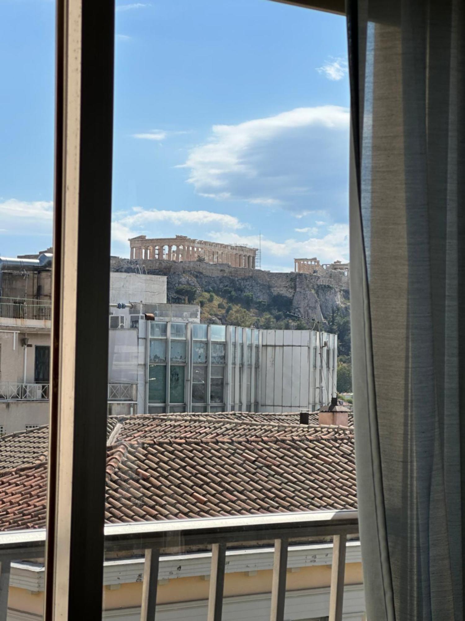 2 Bd Apt In Syntagma With Acropolis View Athen Eksteriør bilde